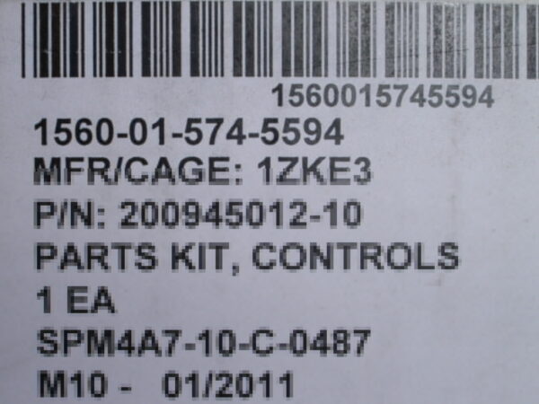 PARTS KIT, CONTROL PN 200945012-10 - Image 7