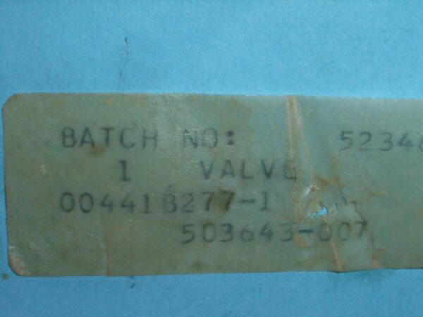 VALVE PN 441B277PIECE1 - Image 5