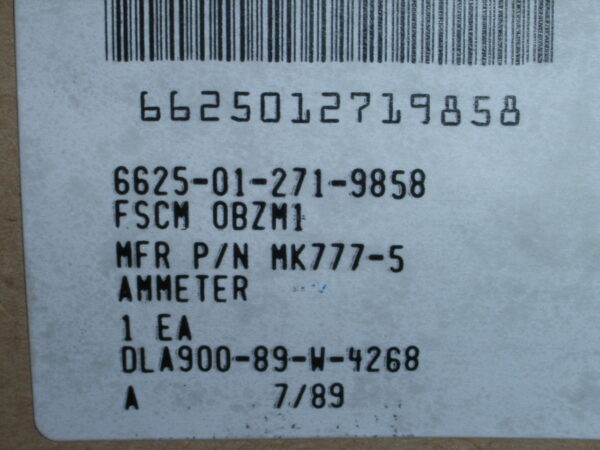 AMMETER PN MK7775 - Image 4