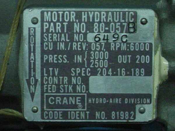 MOTOR  PN 80-057A - Image 5