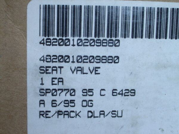 SEAT VALVE PN B708E01A - Image 4