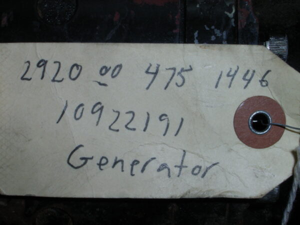 GENERATOR P/N 10922191 - Image 4