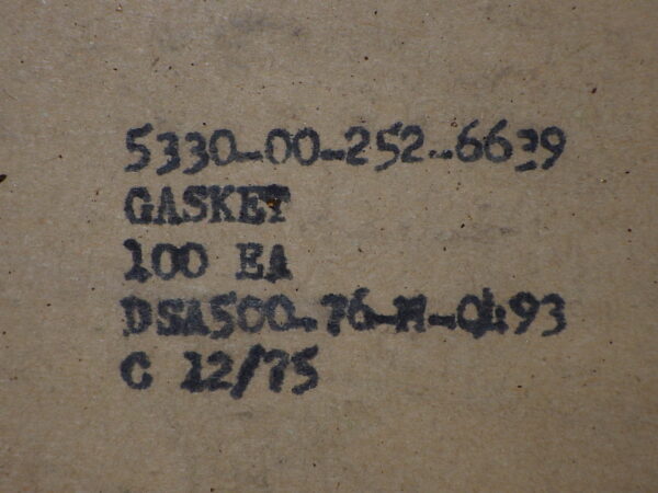 GASKET P/N 2237 - Image 2